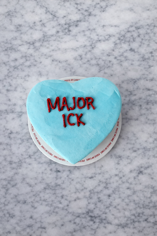 Major Ick Heart Cake